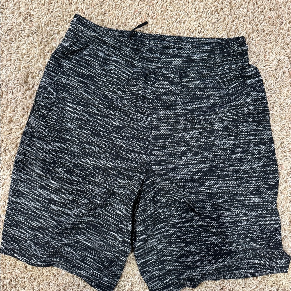 Lululemon Athletica Black and Gray Athletic Shorts